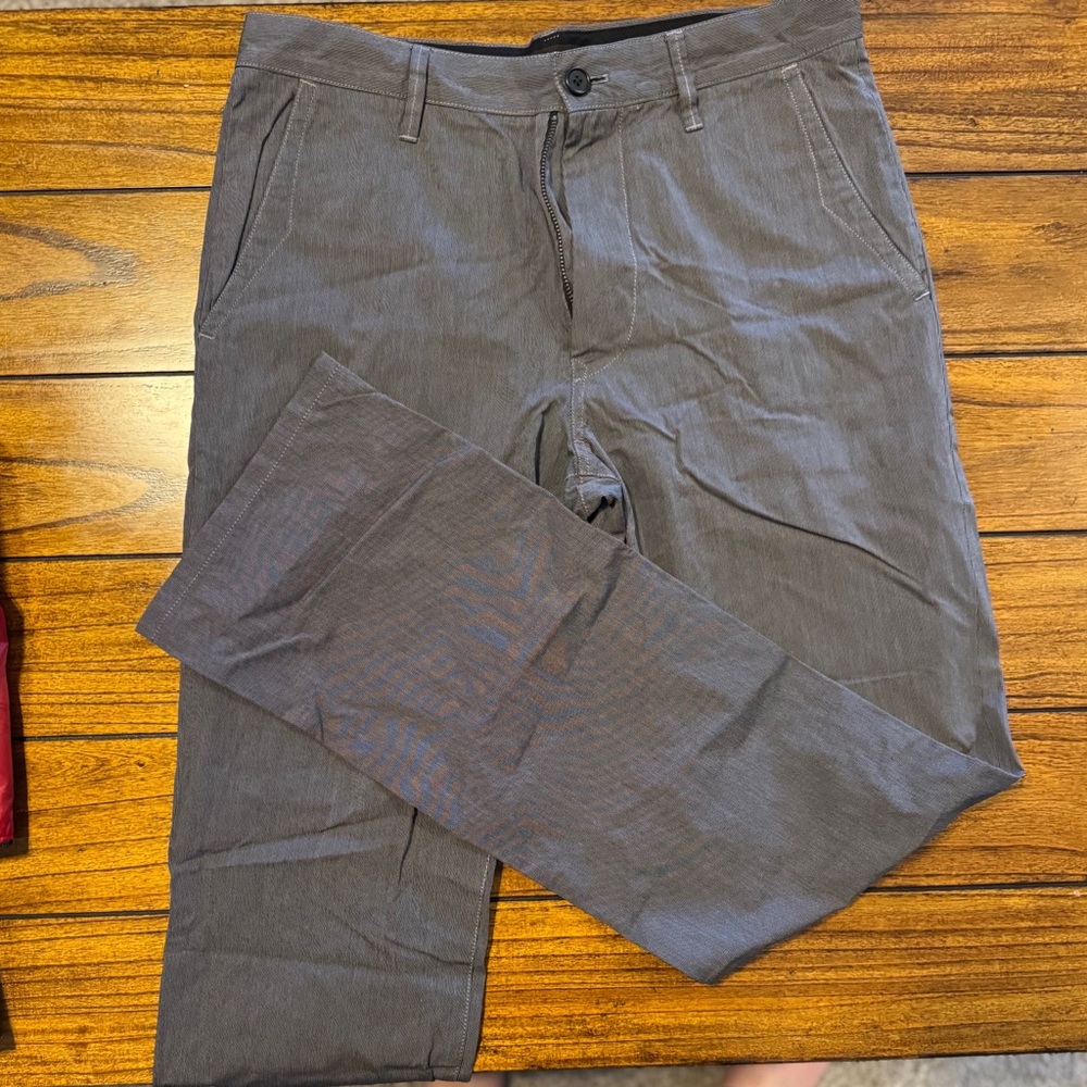John Varvatos Charcoal Chinos